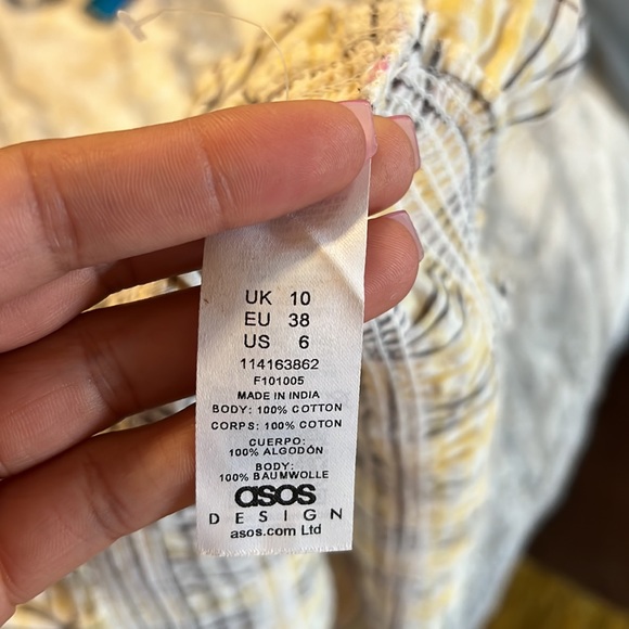 ASOS Multicolor Plaid Ruffle Top - Picture 12 of 12